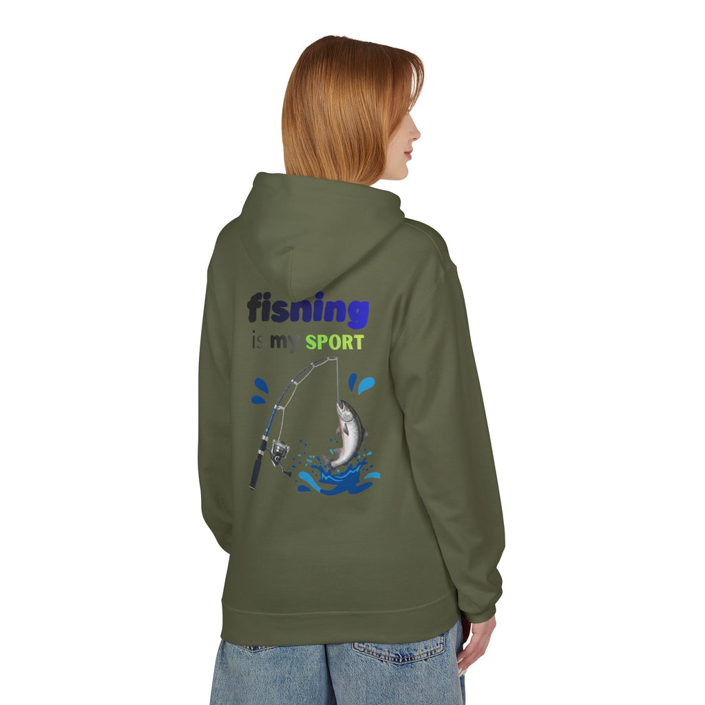 Fishing Is My Sport Hoodie — Fishing Enthusiast Midweight Fleece