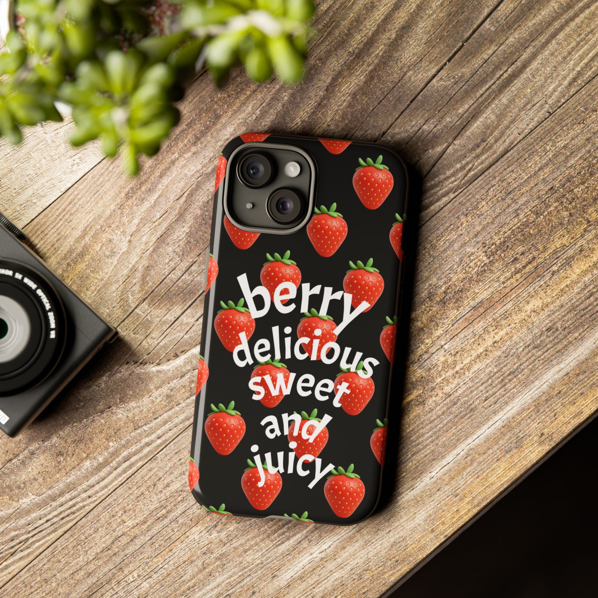 Strawberry 'Berry Delicious' Phone Case