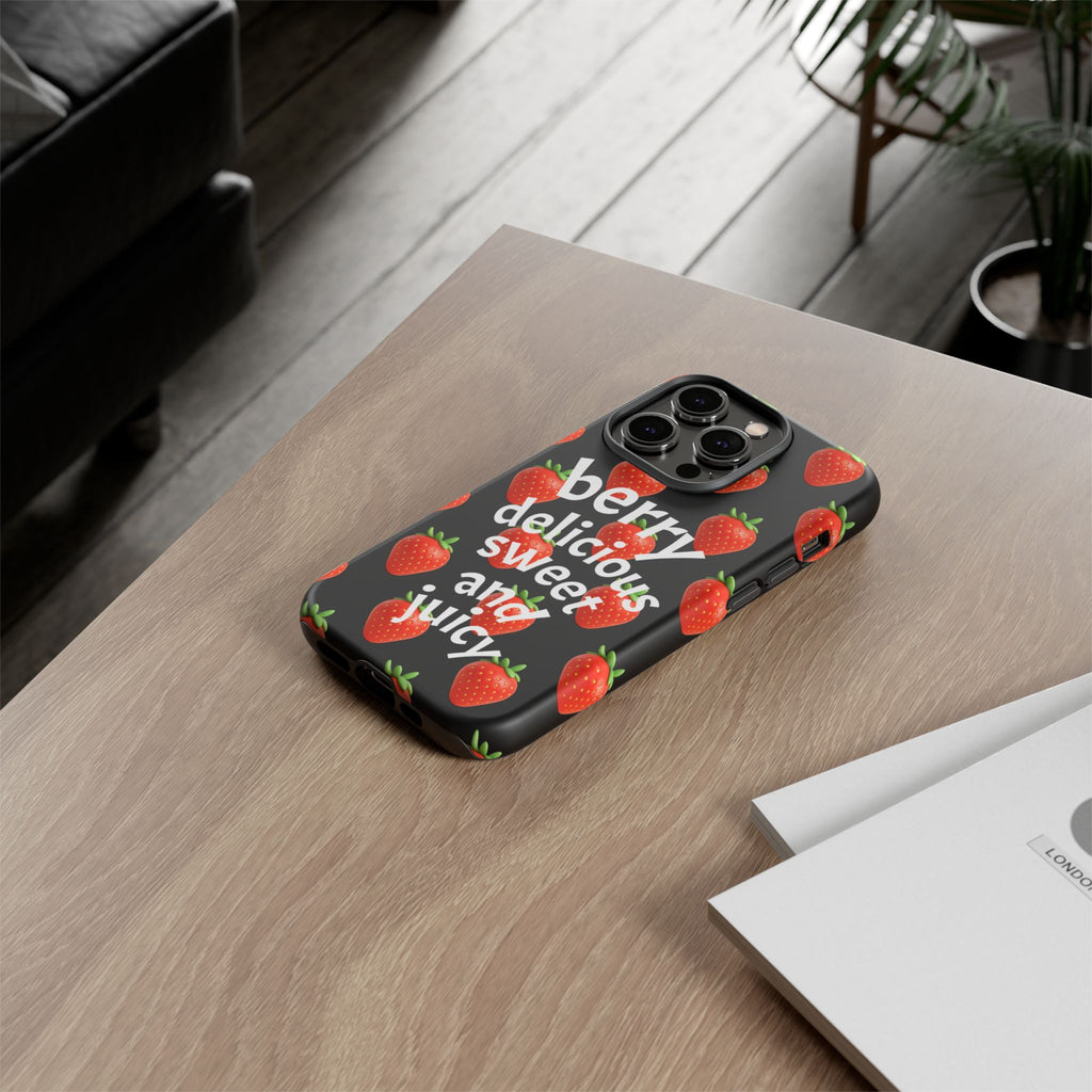 Strawberry 'Berry Delicious' Phone Case