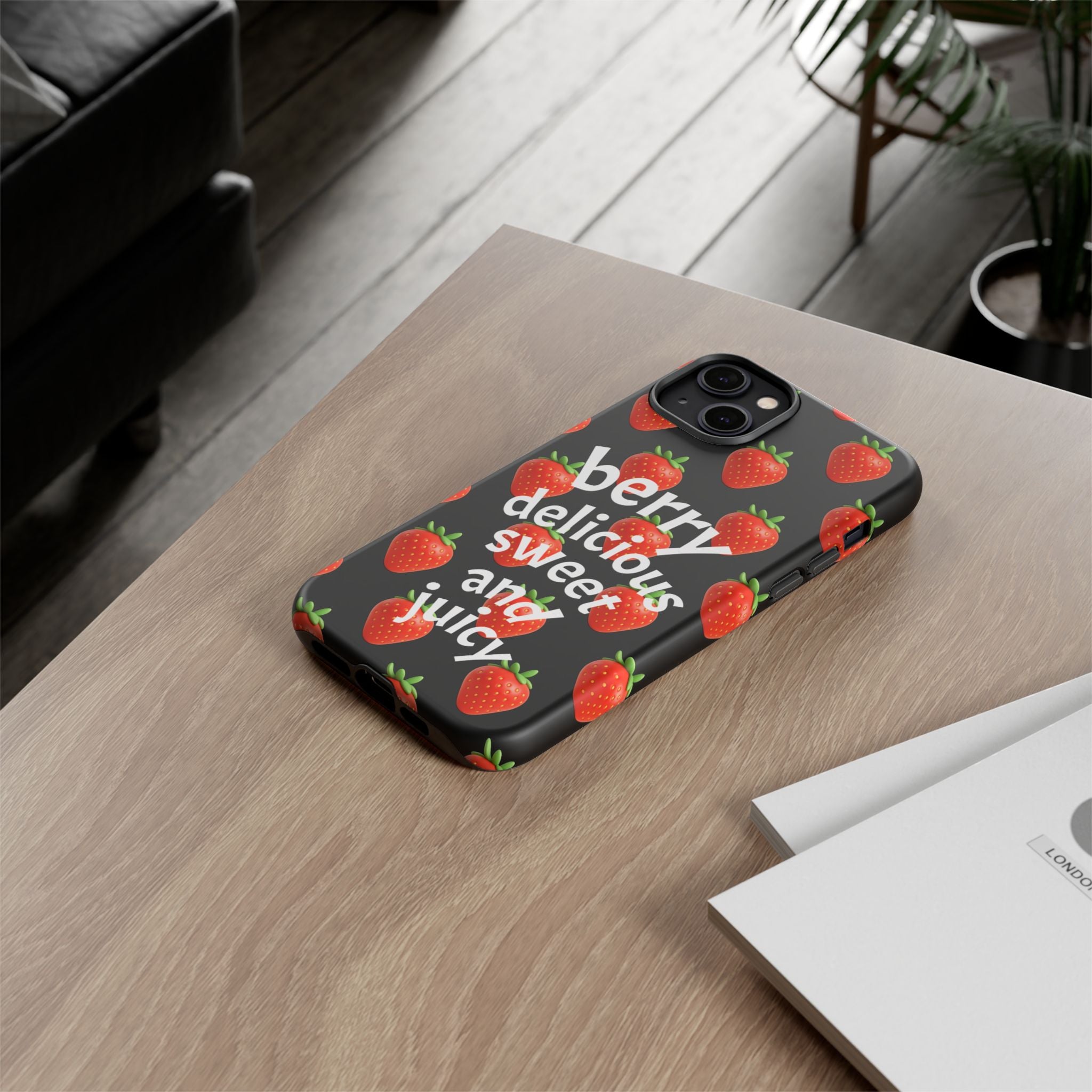 Strawberry 'Berry Delicious' Phone Case