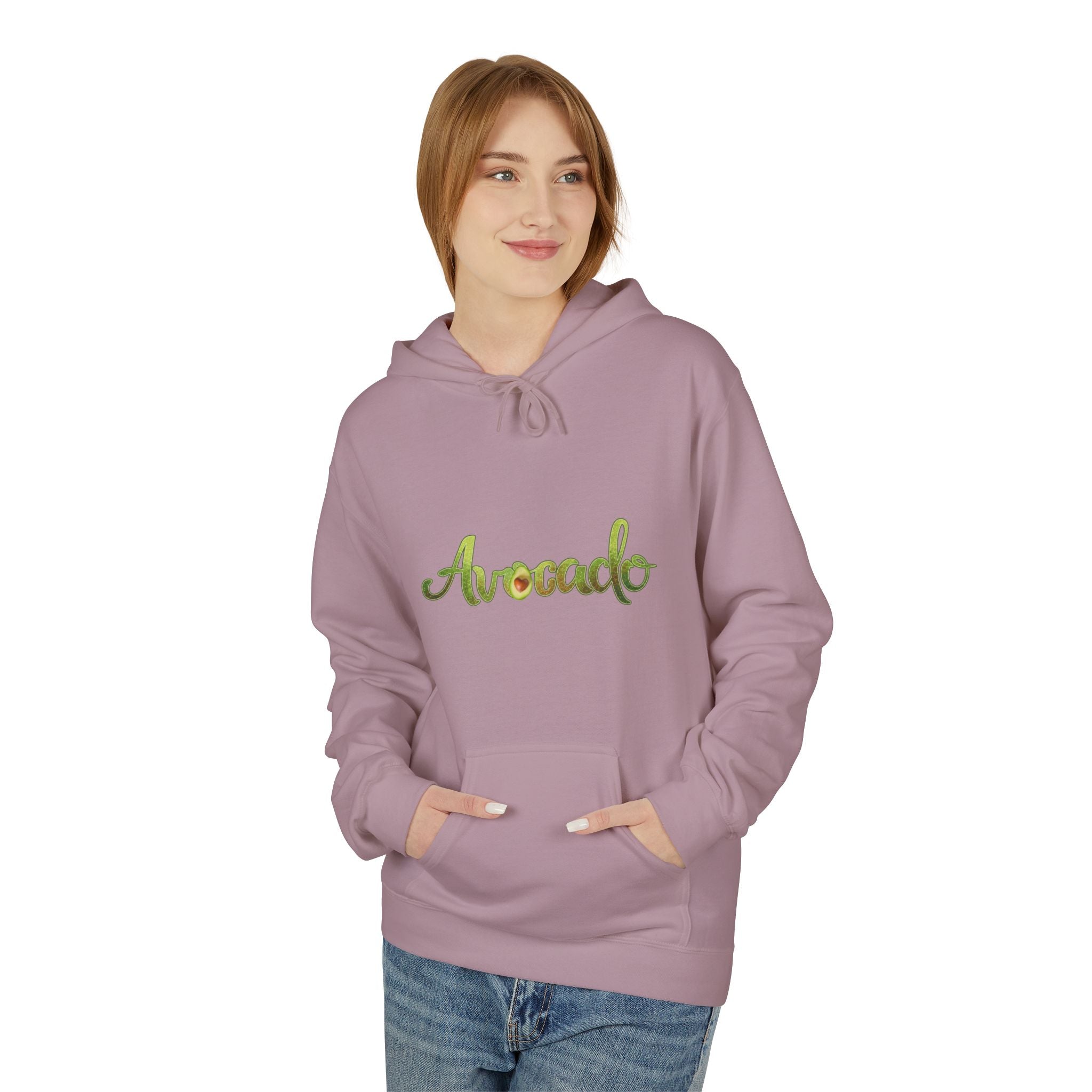 Avocado Graphic Hoodie — 'advocado' Playful Avocado Design