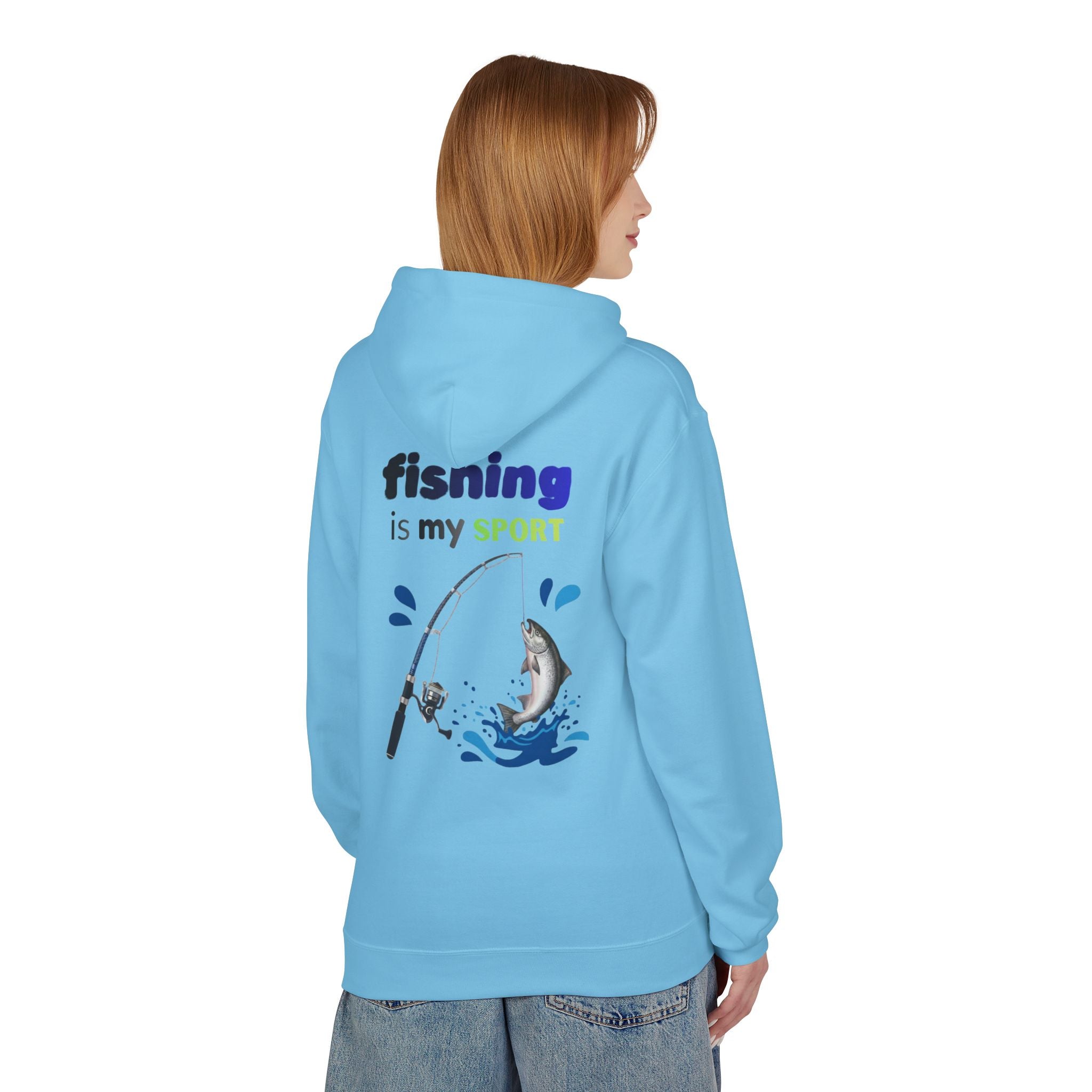 Fishing Is My Sport Hoodie — Fishing Enthusiast Midweight Fleece