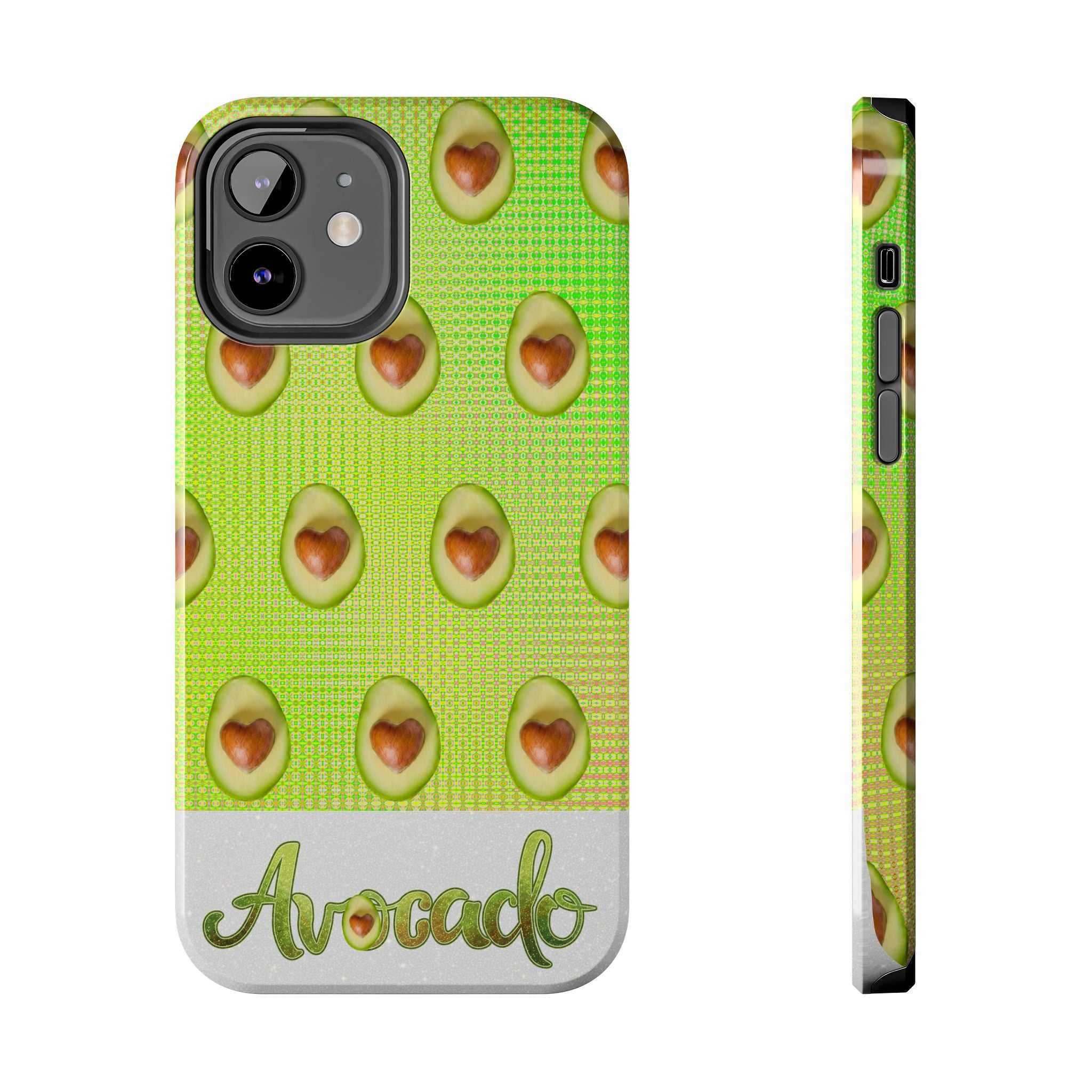 Advocado Phone Case — Durable Tough Phone Case with Playful Avocado Design
