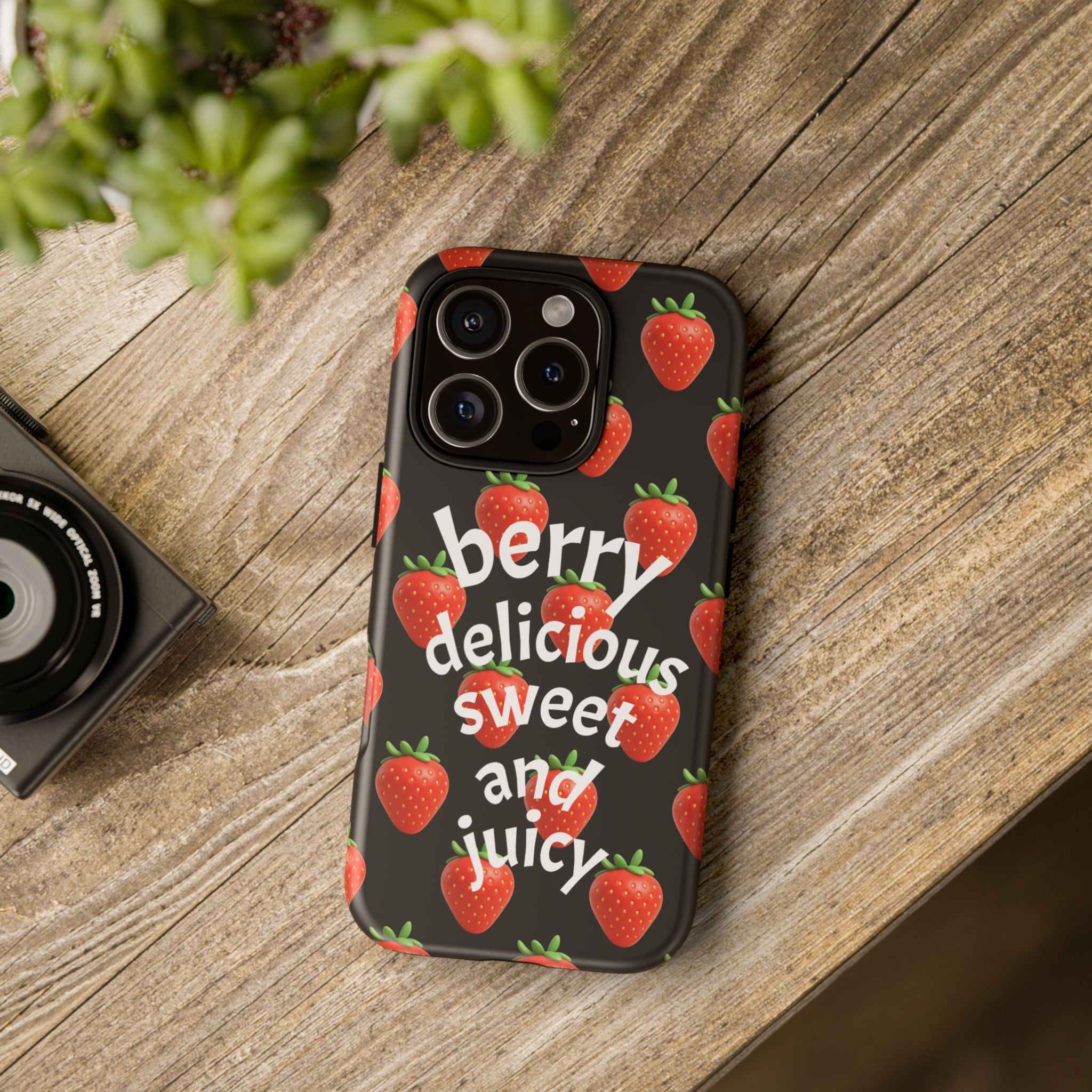Strawberry 'Berry Delicious' Phone Case
