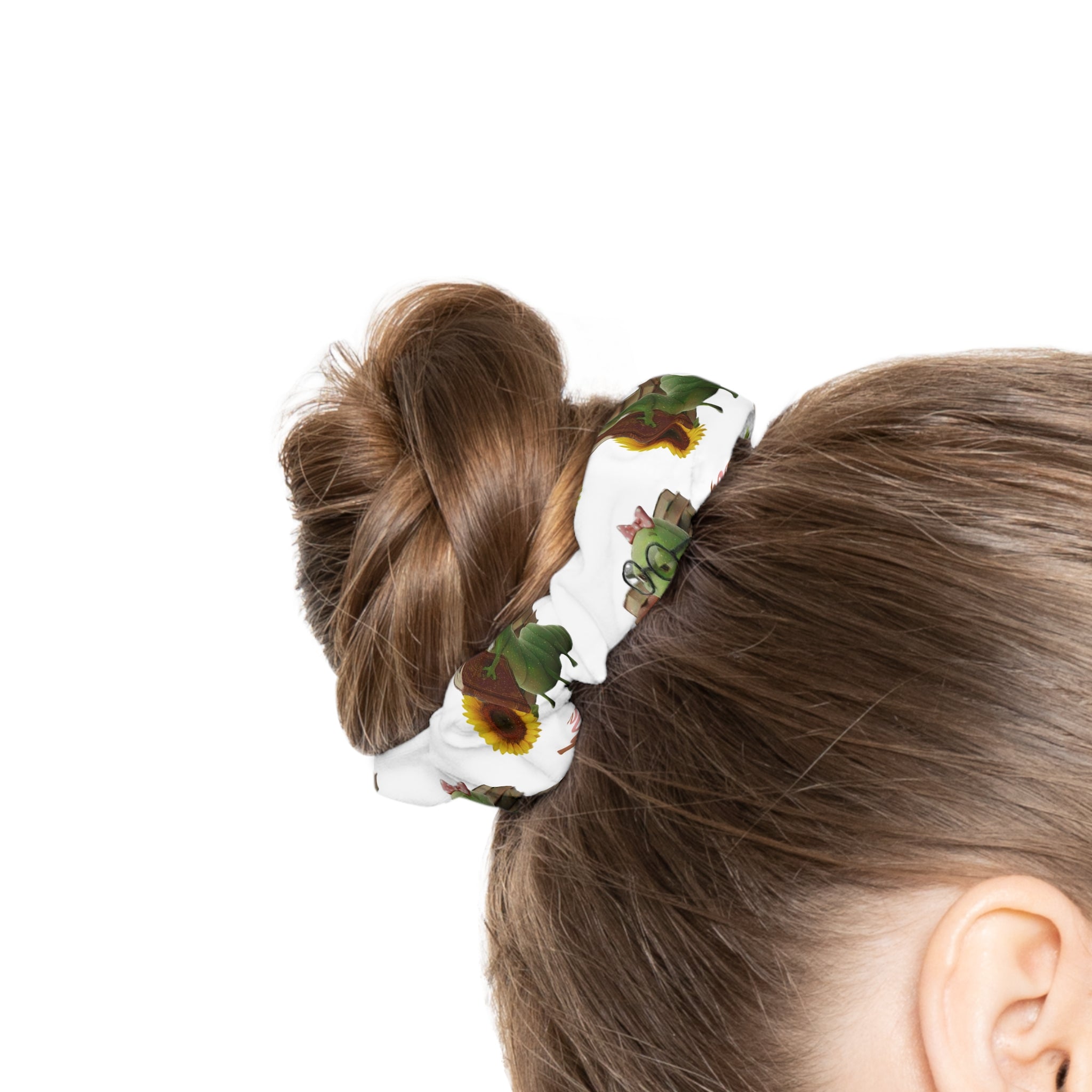 Bookworm Scrunchie — Cute Literary Hair Accessory for Readers