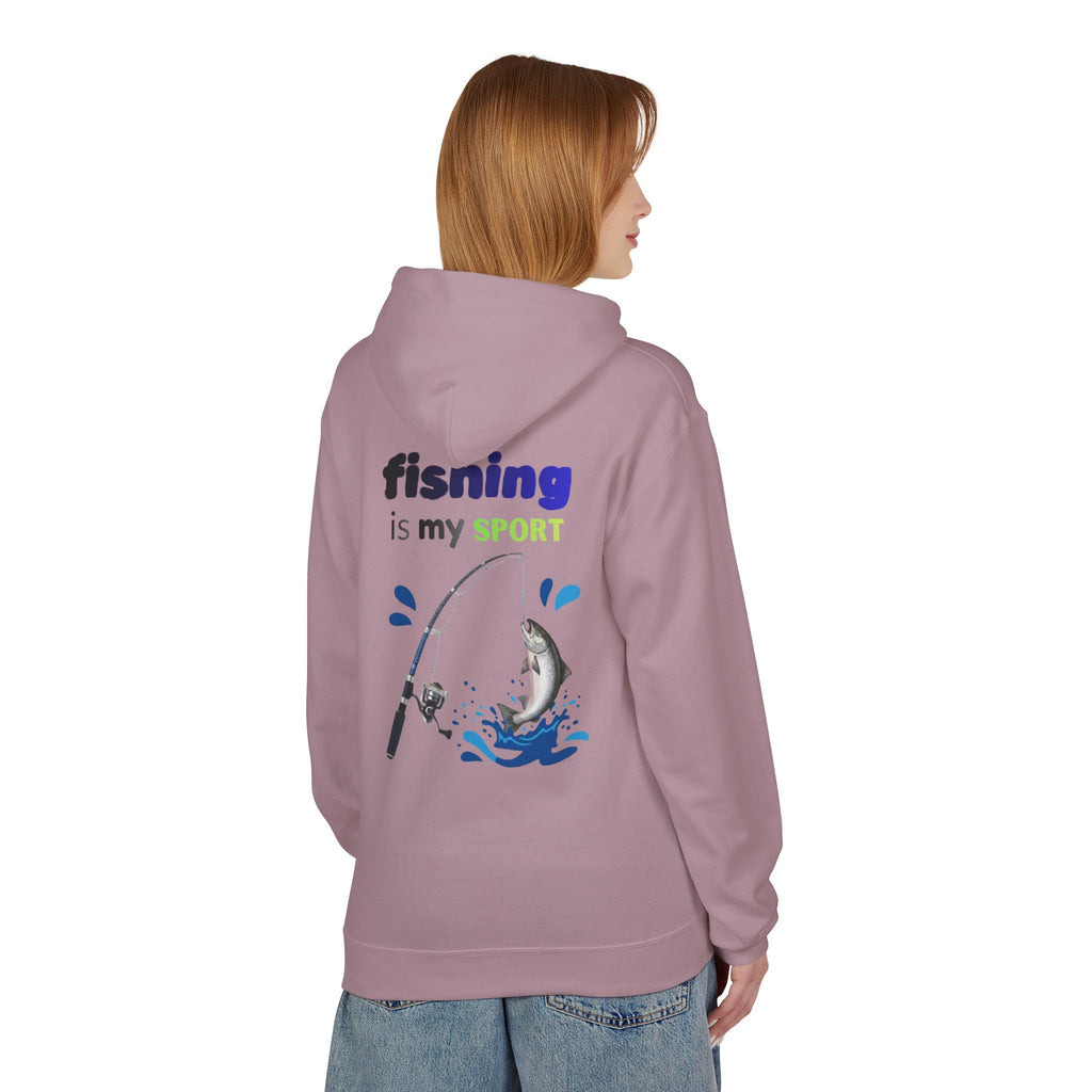 Fishing Is My Sport Hoodie — Fishing Enthusiast Midweight Fleece