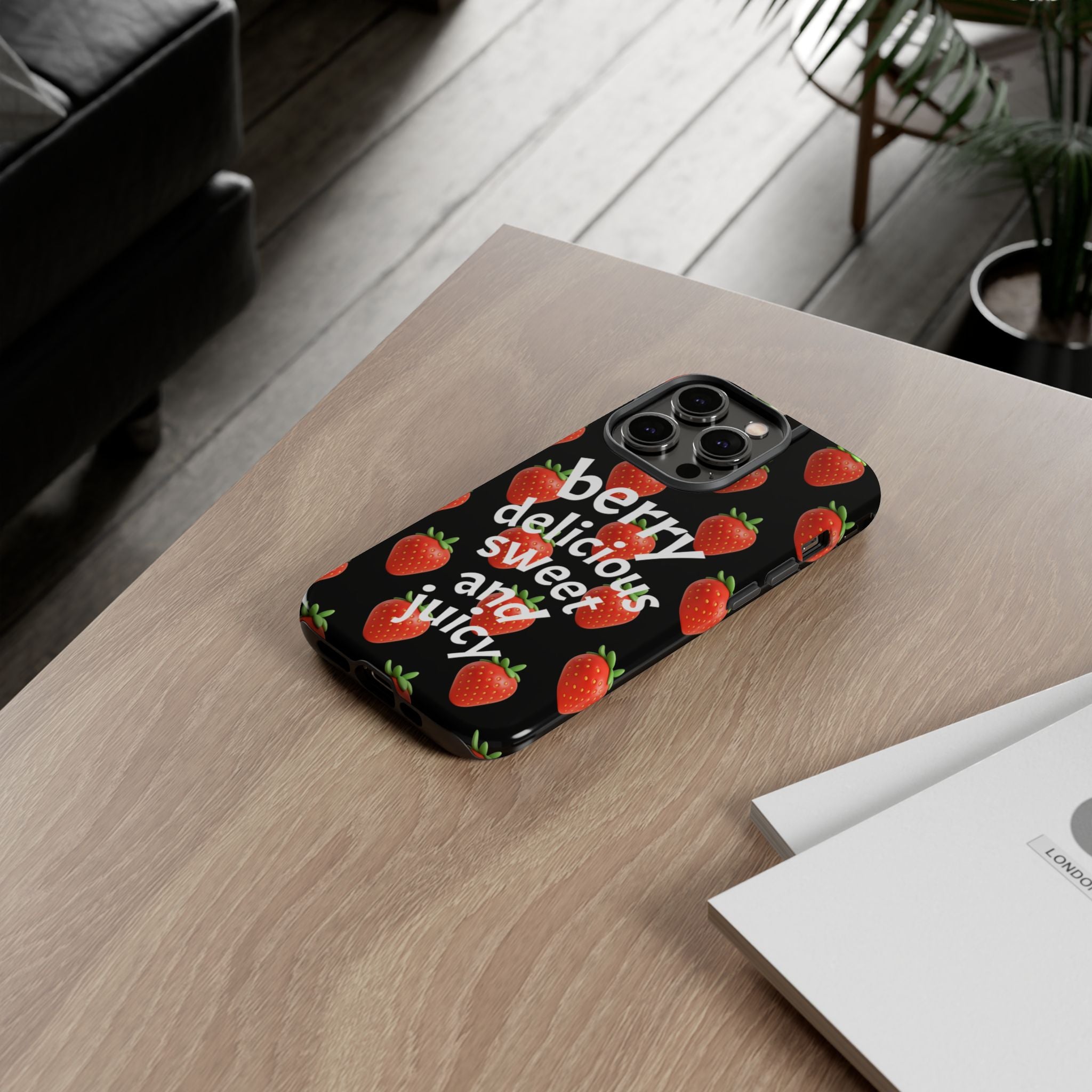 Strawberry 'Berry Delicious' Phone Case