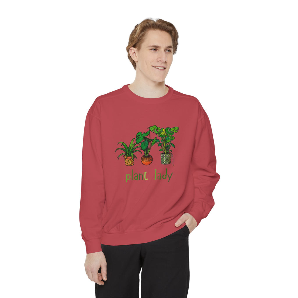 Plant Lady Sweatshirt — Cozy Botanical Crewneck for Plant Lovers