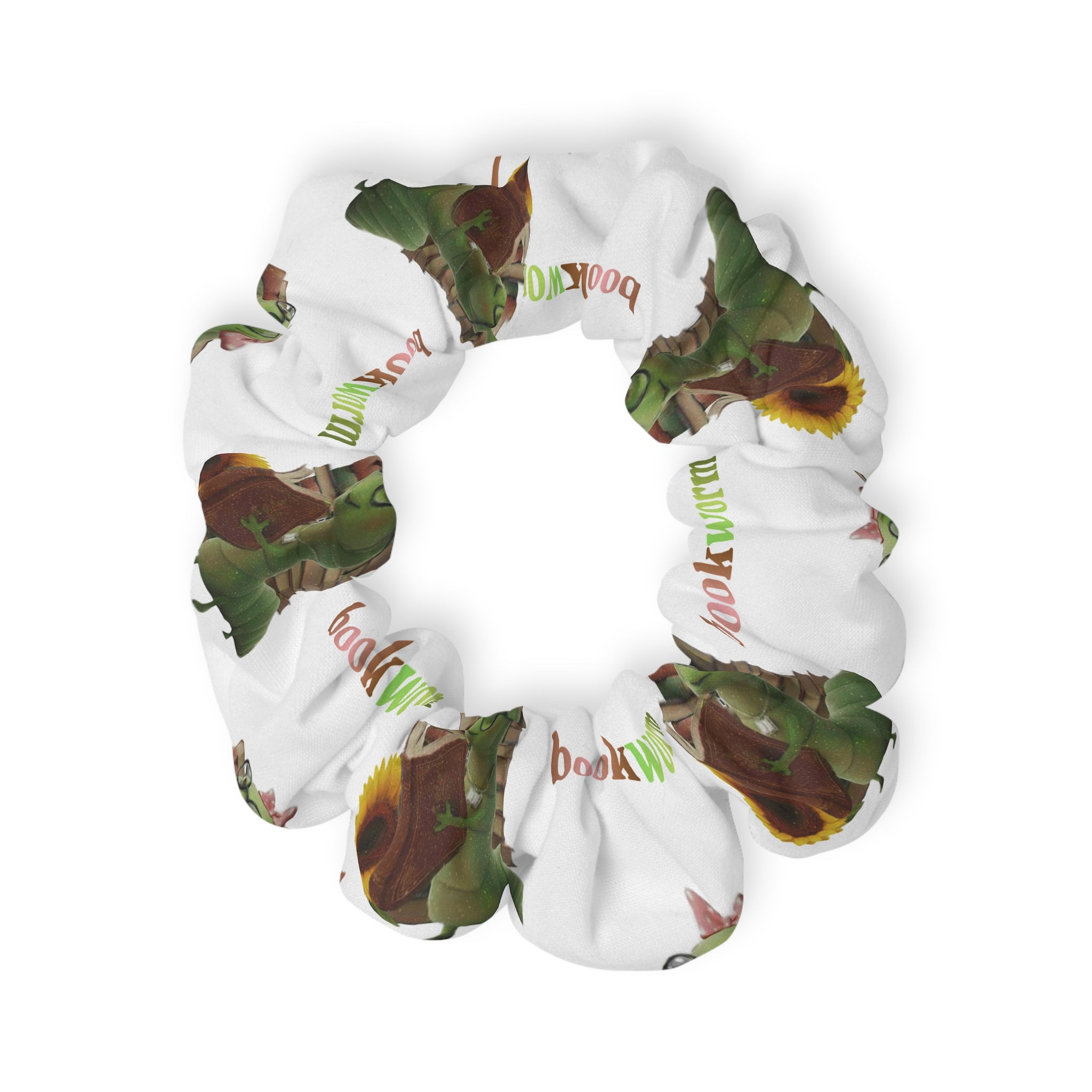 Bookworm Scrunchie — Cute Literary Hair Accessory for Readers