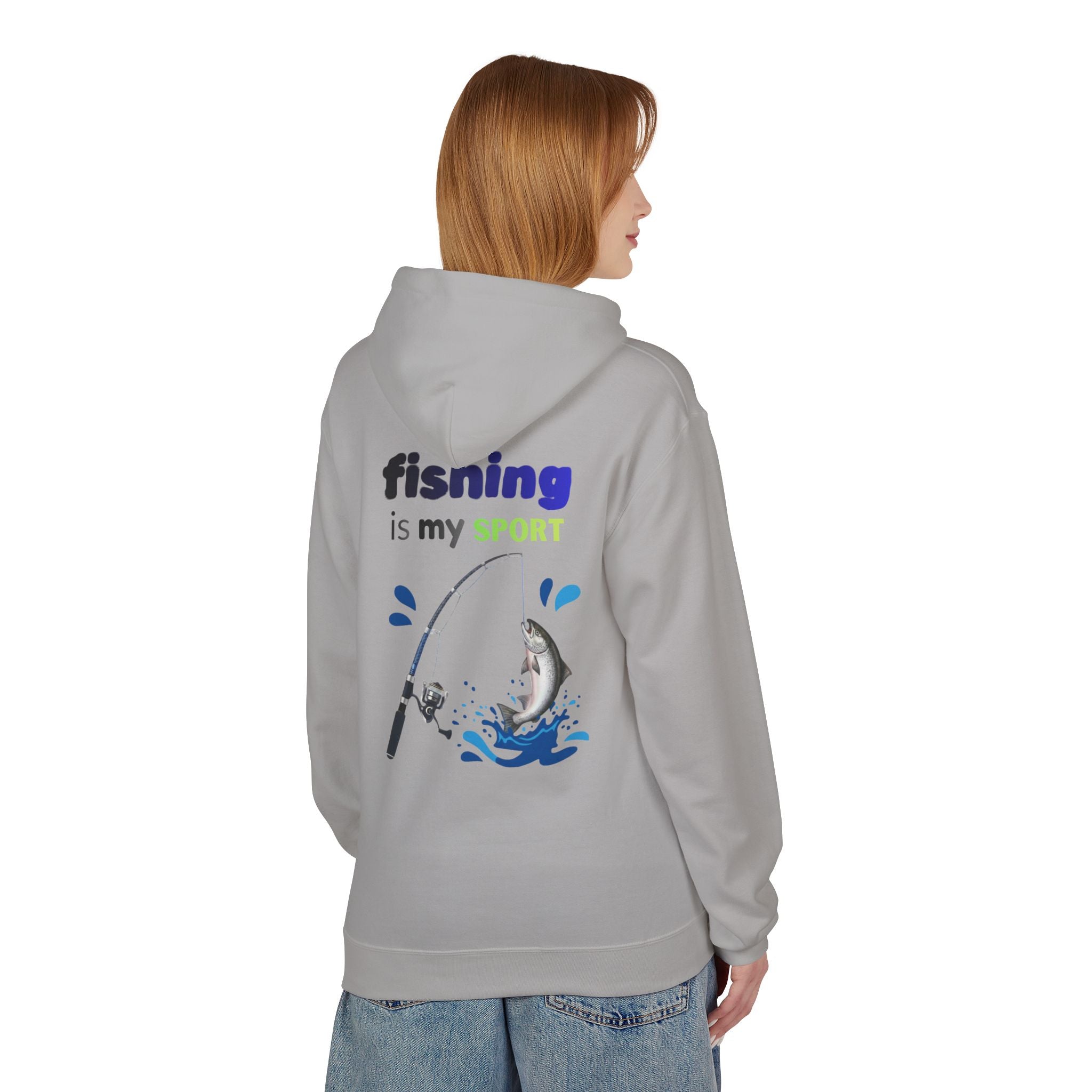Fishing Is My Sport Hoodie — Fishing Enthusiast Midweight Fleece