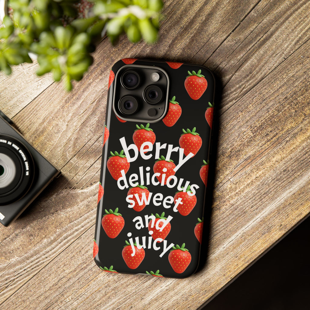 Strawberry 'Berry Delicious' Phone Case