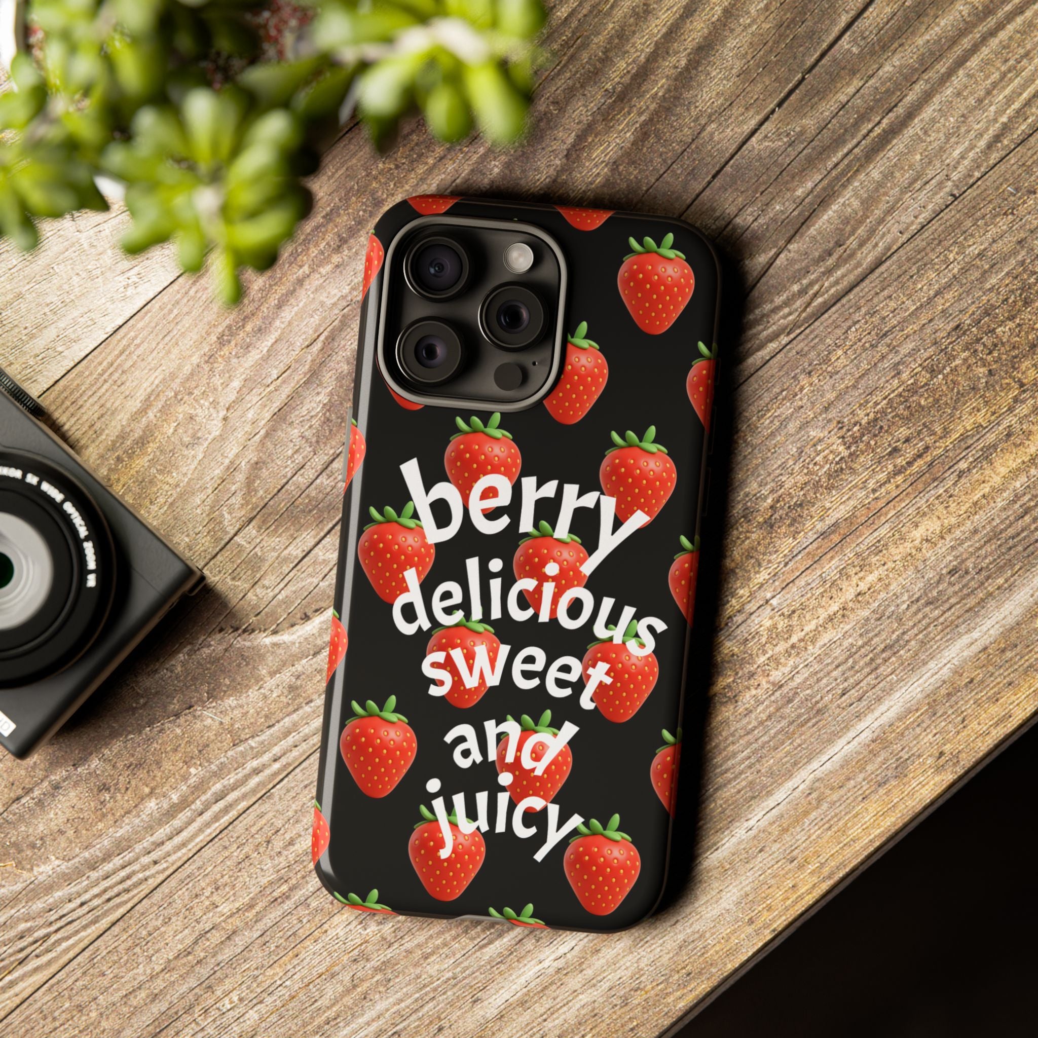 Strawberry 'Berry Delicious' Phone Case