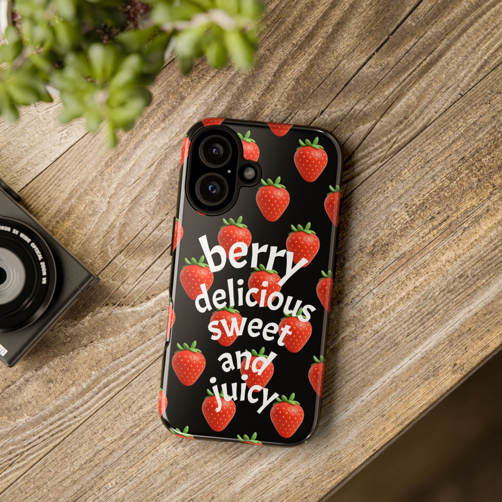 Strawberry 'Berry Delicious' Phone Case