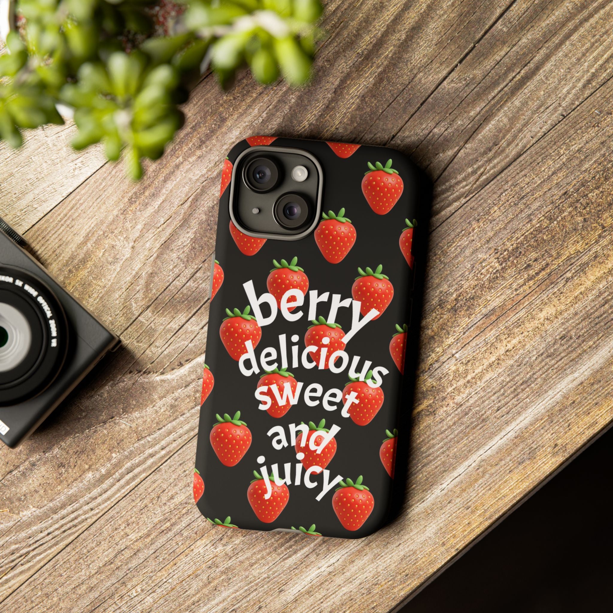 Strawberry 'Berry Delicious' Phone Case