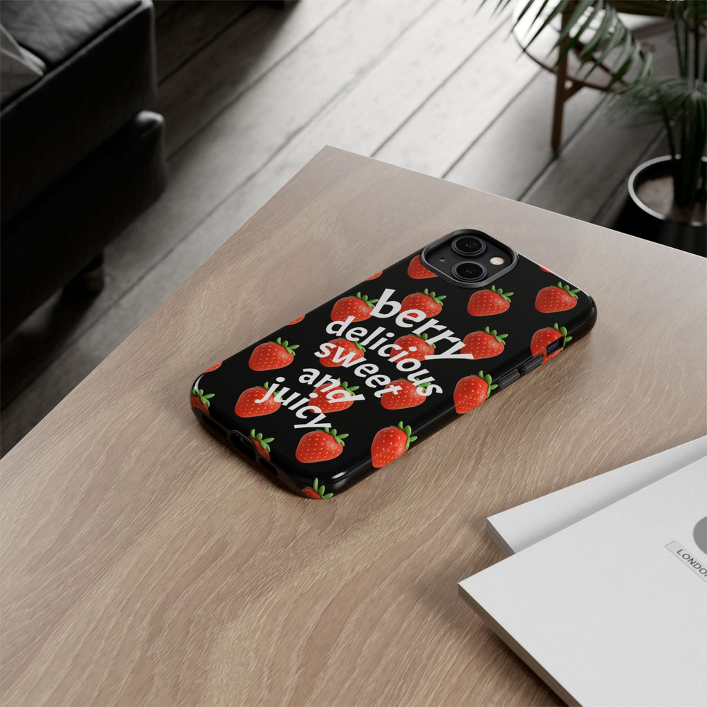 Strawberry 'Berry Delicious' Phone Case