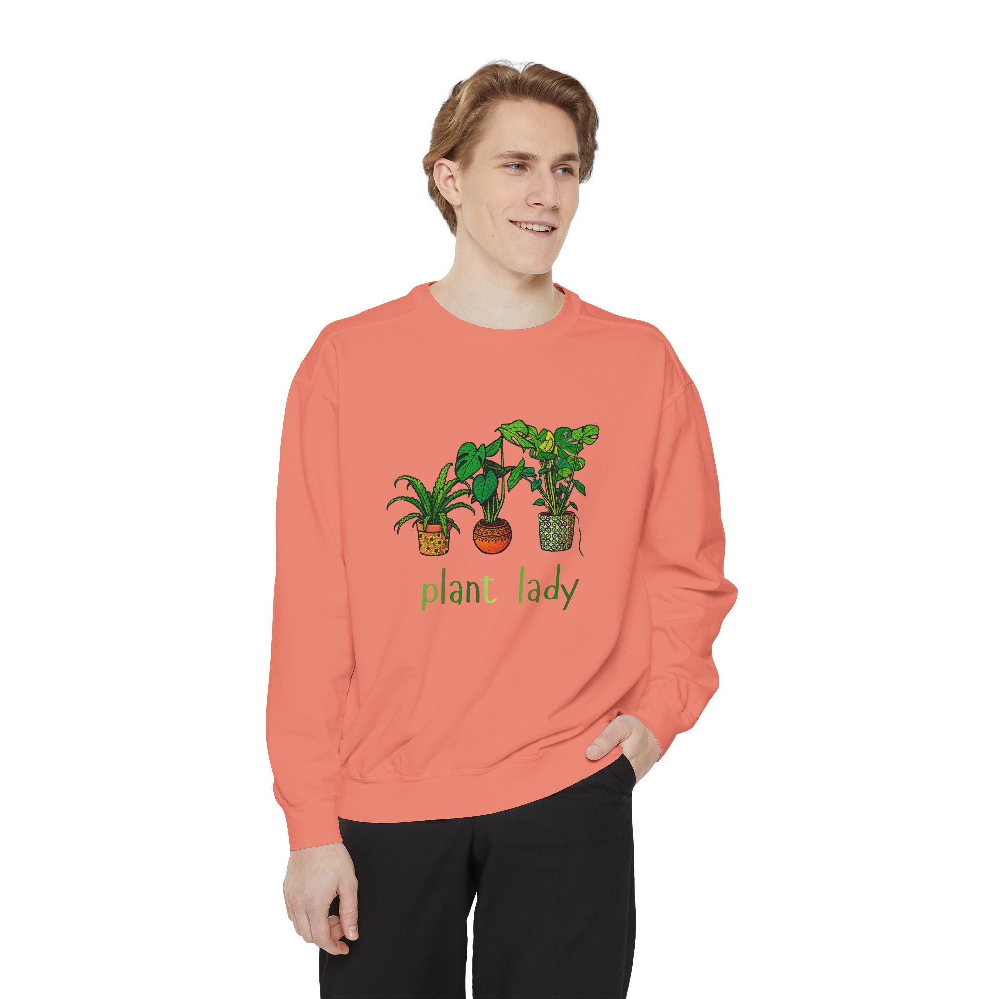 Plant Lady Sweatshirt — Cozy Botanical Crewneck for Plant Lovers
