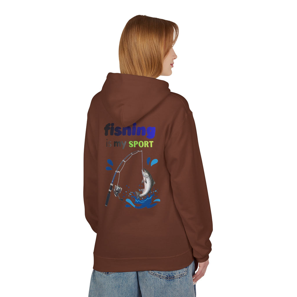 Fishing Is My Sport Hoodie — Fishing Enthusiast Midweight Fleece