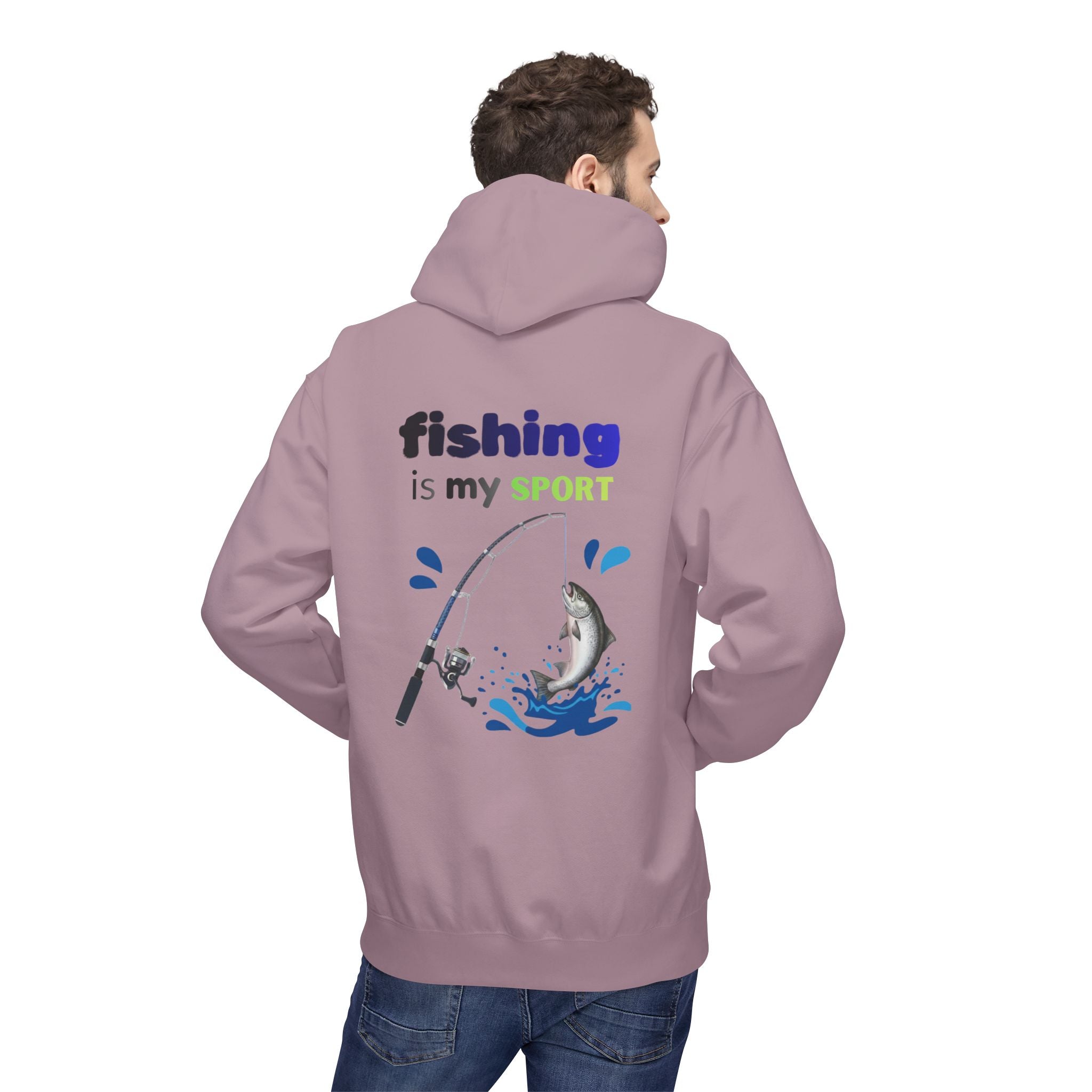 Fishing Is My Sport Hoodie — Fishing Enthusiast Midweight Fleece