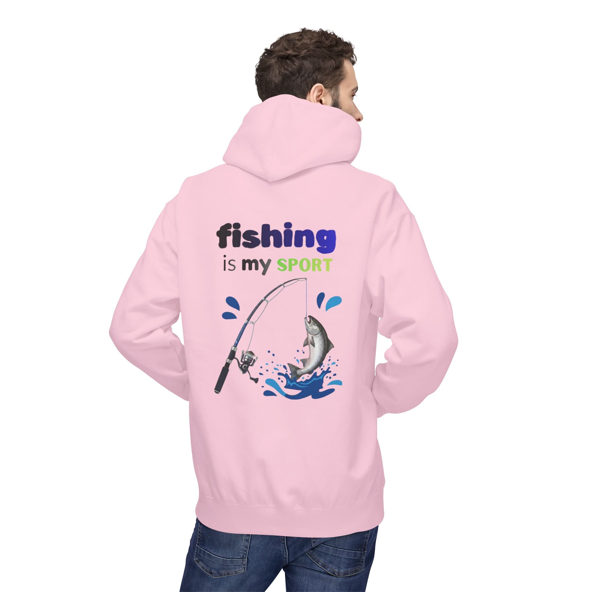 Fishing Is My Sport Hoodie — Fishing Enthusiast Midweight Fleece