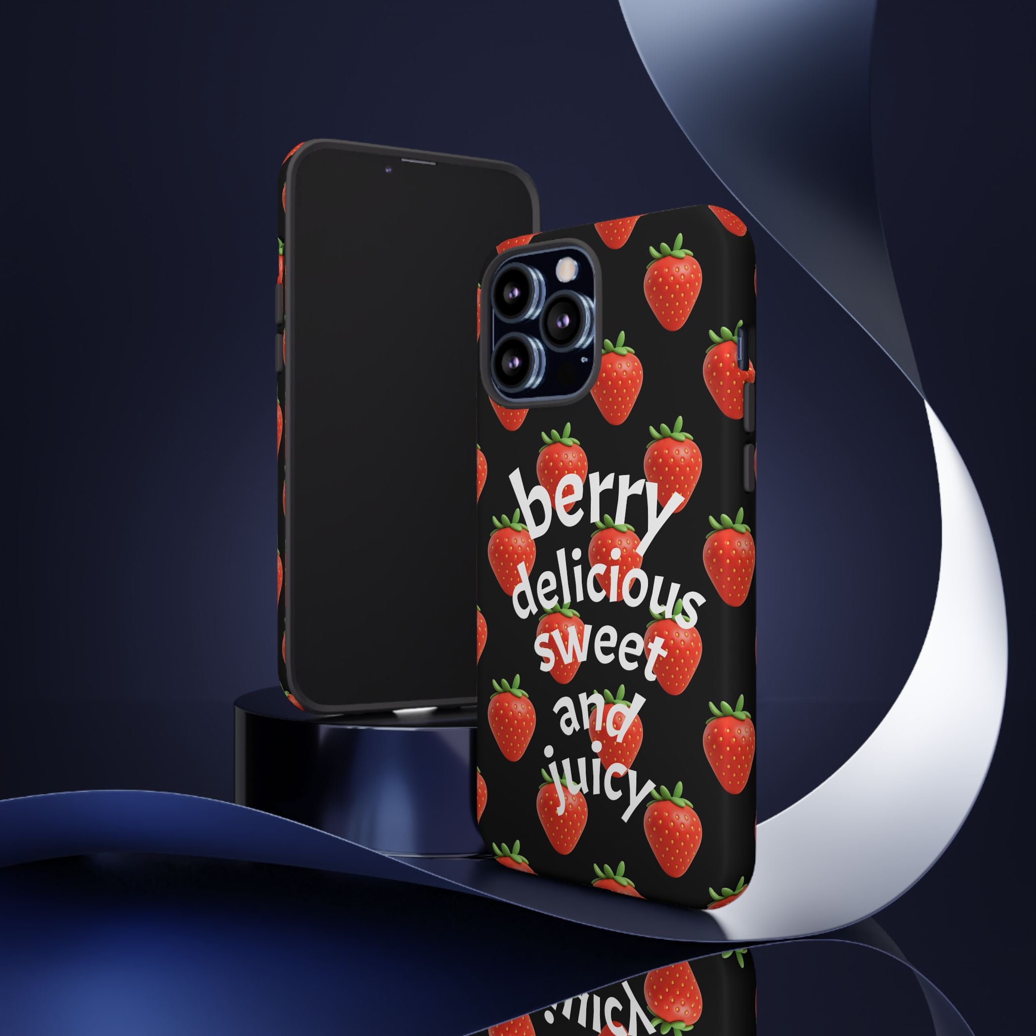 Strawberry 'Berry Delicious' Phone Case