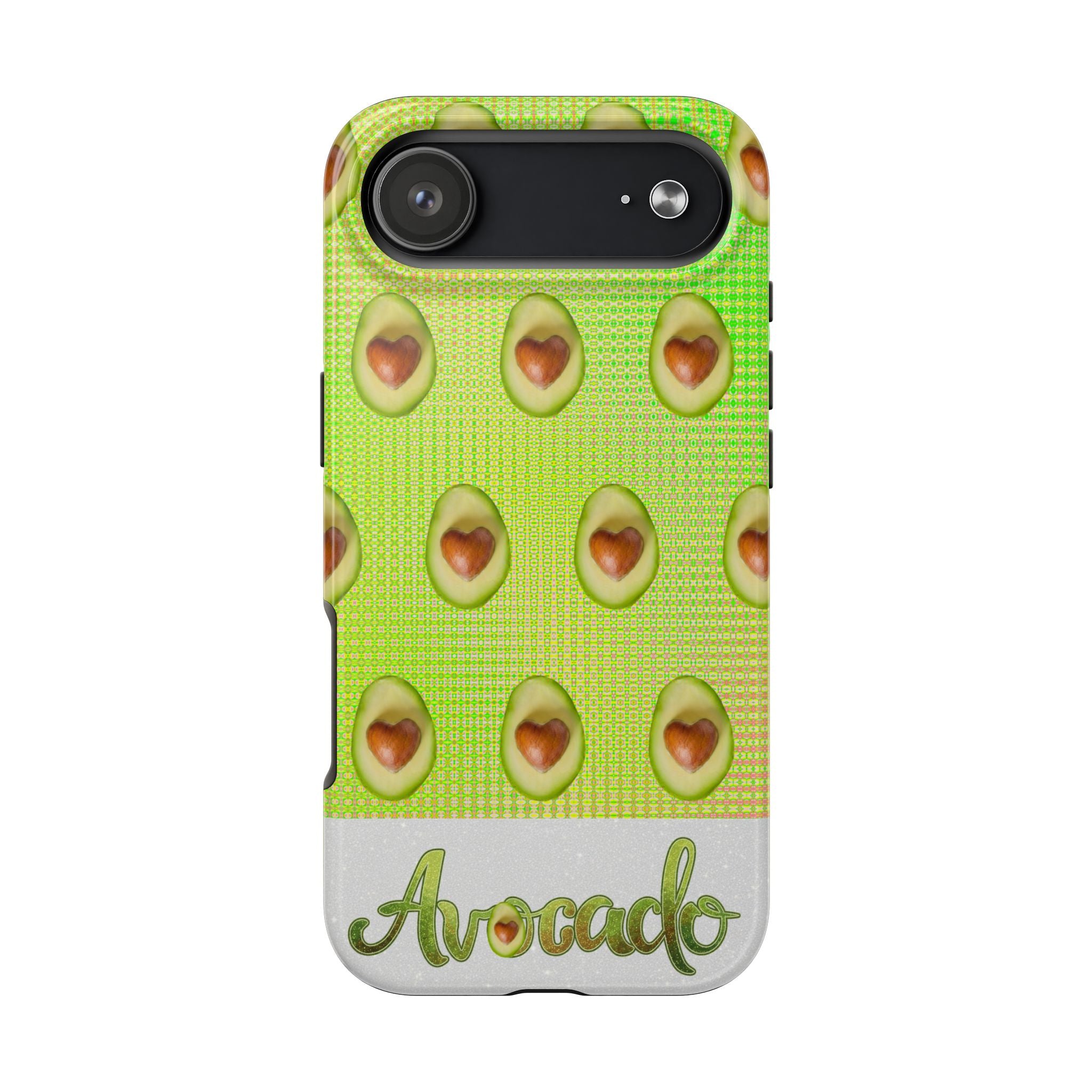 Advocado Phone Case — Durable Tough Phone Case with Playful Avocado Design
