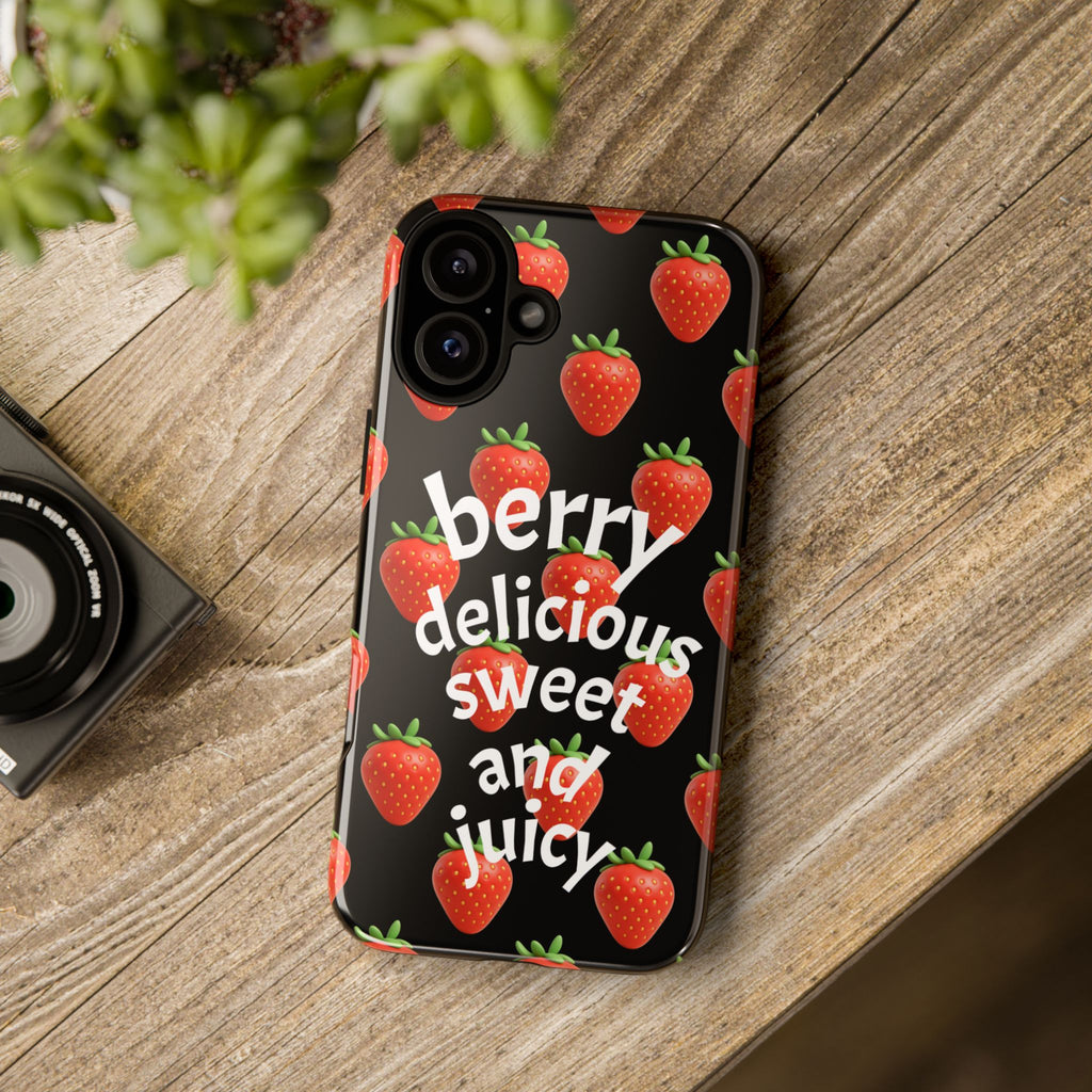 Strawberry 'Berry Delicious' Phone Case