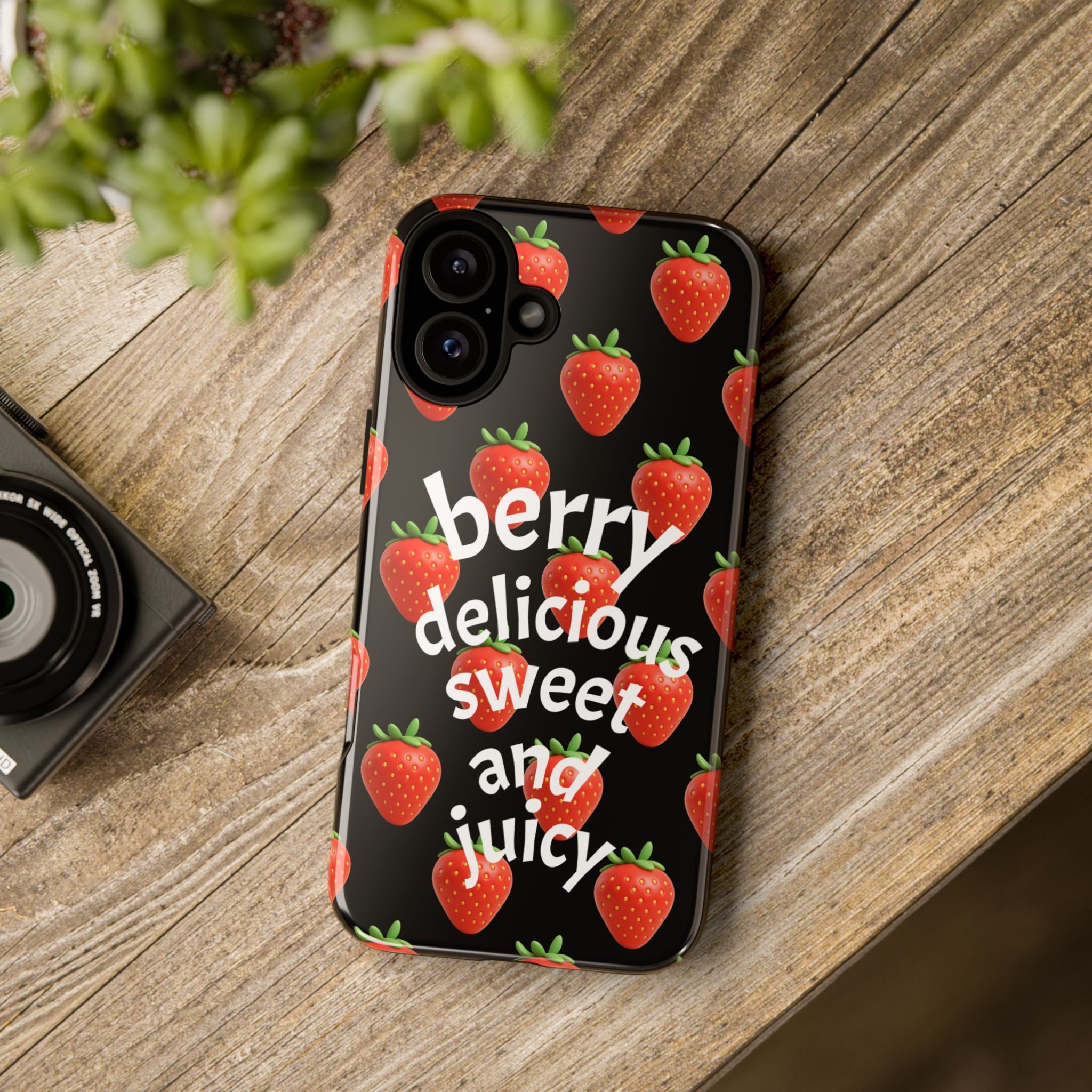 Strawberry 'Berry Delicious' Phone Case